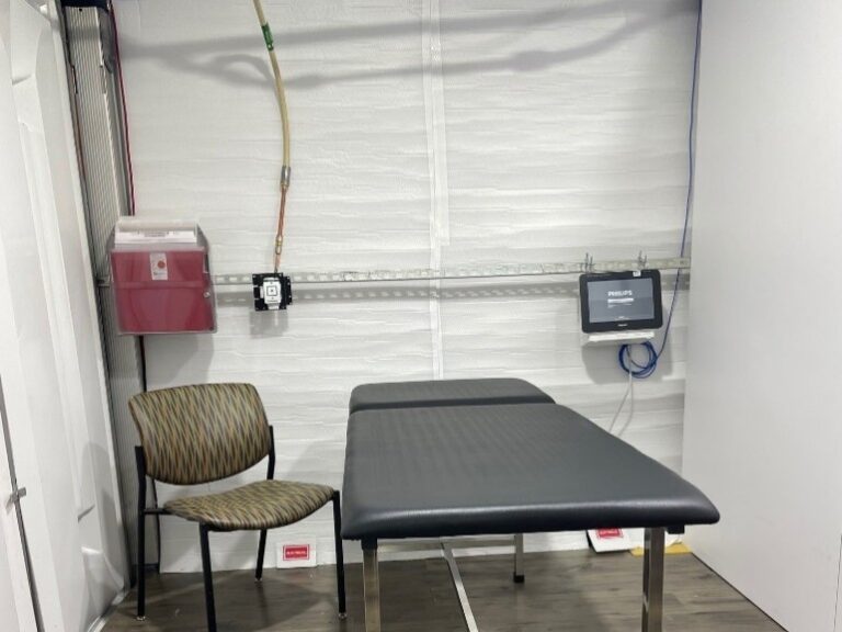 High Peak exam room interior